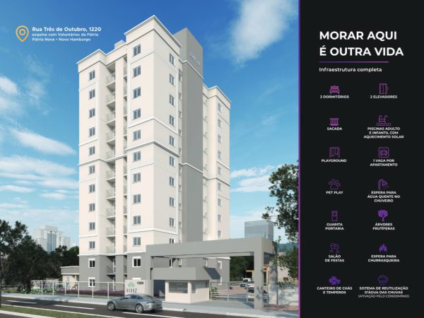 Apartamento Na Planta em Novo Hamburgo – Bairro Pátria Nova