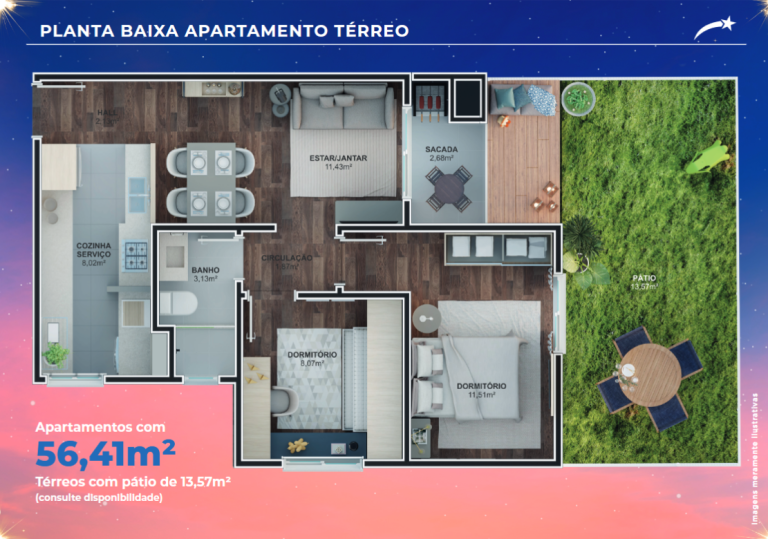 Apartamento na Planta em Campo Bom