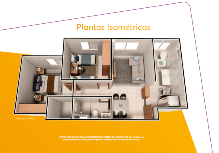 Apartamento na Planta em Porto Alegre – Anchieta