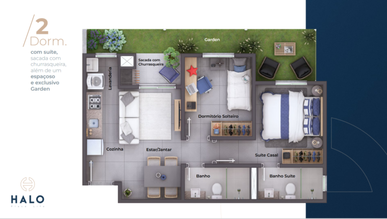 APARTAMENTO NA PLANTA EM CANOAS COM 2 DORMITÓRIOS E SUITE APARTAMENTO NA PLANTA EM CANOAS COM 2 DORMITÓRIOS E SUITE
