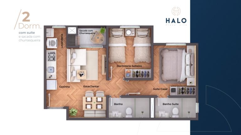 APARTAMENTO NA PLANTA EM CANOAS COM 2 DORMITÓRIOS E SUITE APARTAMENTO NA PLANTA EM CANOAS COM 2 DORMITÓRIOS E SUITE