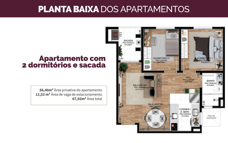 APARTAMENTO NA PLANTA EM GRAVATAÍ – CENTRO APARTAMENTO NA PLANTA EM GRAVATAÍ – CENTRO