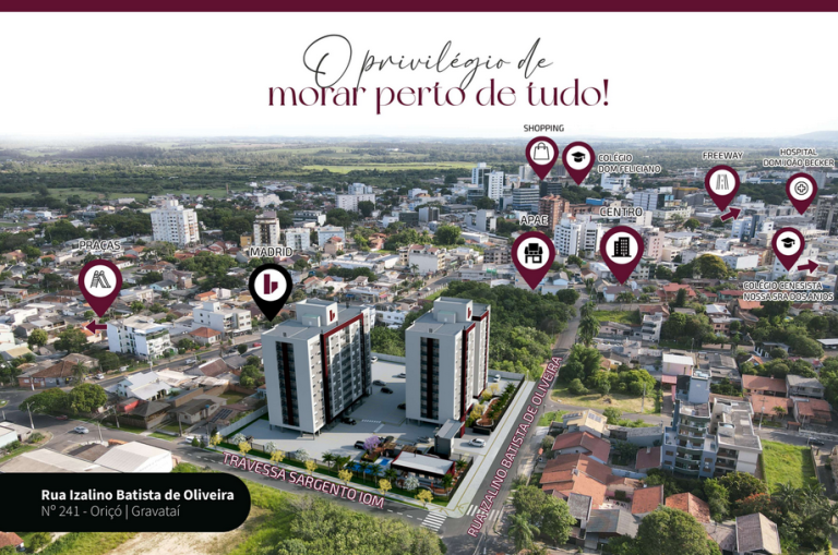 APARTAMENTO NA PLANTA EM GRAVATAÍ – CENTRO APARTAMENTO NA PLANTA EM GRAVATAÍ – CENTRO