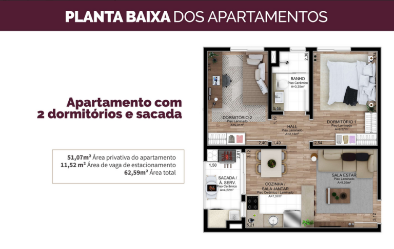 APARTAMENTO NA PLANTA EM GRAVATAÍ – CENTRO APARTAMENTO NA PLANTA EM GRAVATAÍ – CENTRO