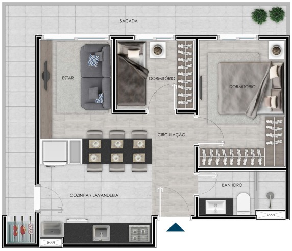 APARTAMENTO NA PLANTA EM GRAVATAÍ – NEW PLACE APARTAMENTO NA PLANTA EM GRAVATAÍ – NEW PLACE