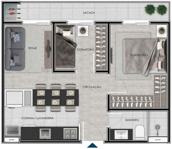 APARTAMENTO NA PLANTA EM GRAVATAÍ – NEW PLACE APARTAMENTO NA PLANTA EM GRAVATAÍ – NEW PLACE