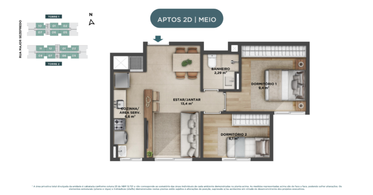 APARTAMENTO NA PLANTA EM CANOAS – MARECHAL RONDON APARTAMENTO NA PLANTA EM CANOAS – MARECHAL RONDON