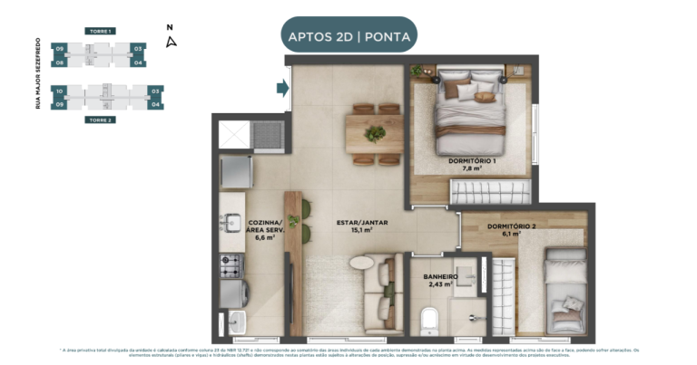 APARTAMENTO NA PLANTA EM CANOAS – MARECHAL RONDON APARTAMENTO NA PLANTA EM CANOAS – MARECHAL RONDON