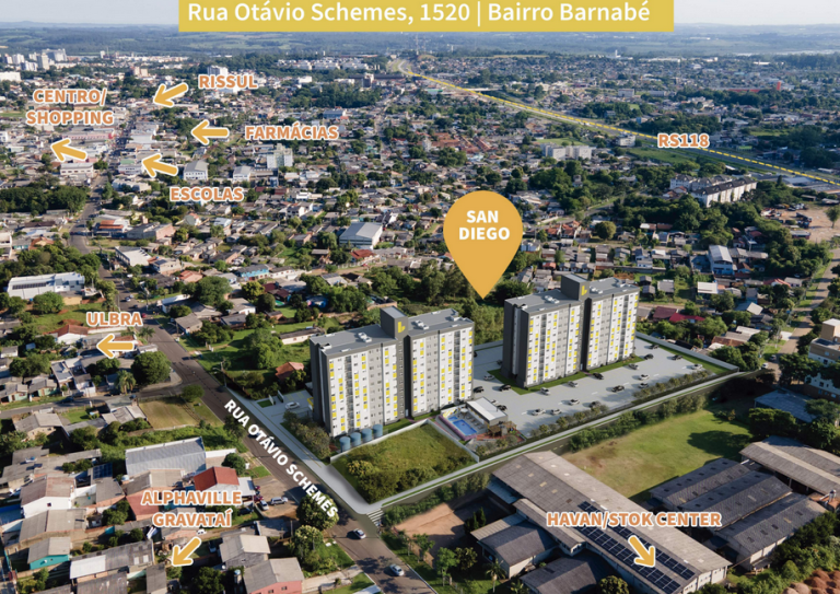 APARTAMENTO NA PLANTA EM GRAVATAÍ – BAIRRO BARNABÉ APARTAMENTO NA PLANTA EM GRAVATAÍ – BAIRRO BARNABÉ