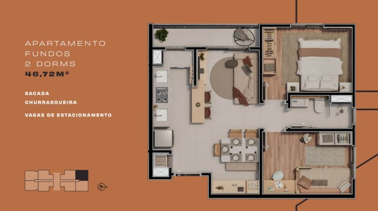 APARTAMENTO NA PLANTA EM CANOAS – LINQ – BAIRRO IGARA APARTAMENTO NA PLANTA EM CANOAS – LINQ – BAIRRO IGARA