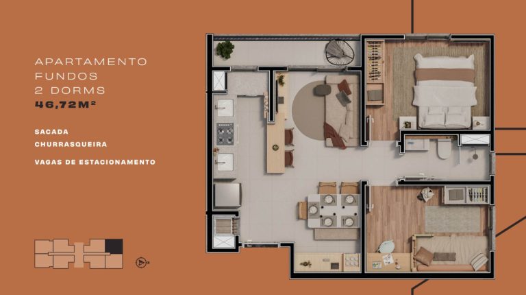 APARTAMENTO NA PLANTA EM CANOAS – LINQ – BAIRRO IGARA APARTAMENTO NA PLANTA EM CANOAS – LINQ – BAIRRO IGARA