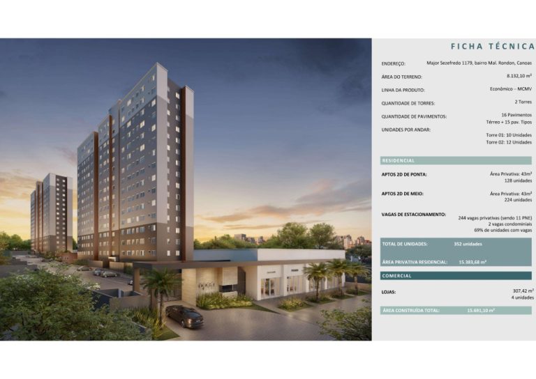 Apartamento na Planta em Canoas – Residencial Open Major