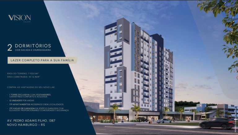 APARTAMENTO NA PLANTA EM NOVO HAMBURGO – RESIDENCIAL VISION