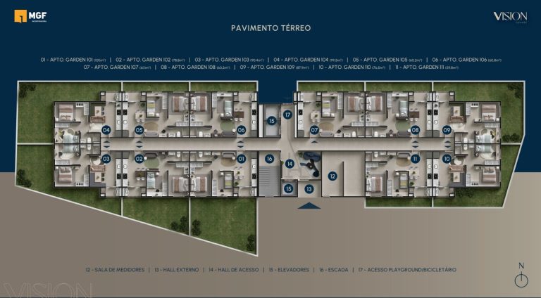 APARTAMENTO NA PLANTA EM NOVO HAMBURGO – RESIDENCIAL VISION