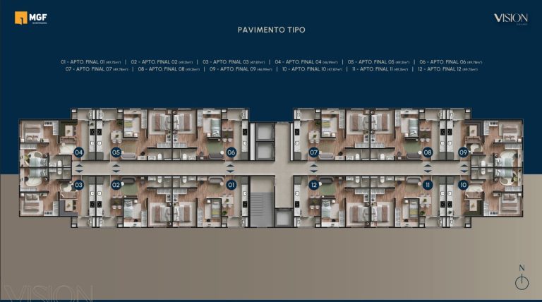 APARTAMENTO NA PLANTA EM NOVO HAMBURGO – RESIDENCIAL VISION