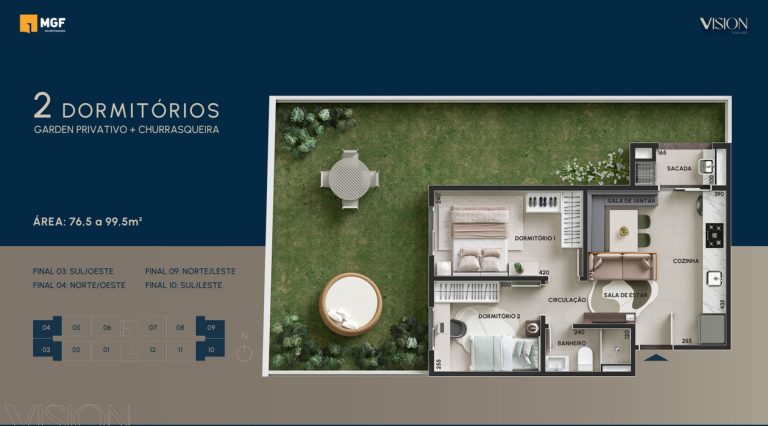 APARTAMENTO NA PLANTA EM NOVO HAMBURGO – RESIDENCIAL VISION
