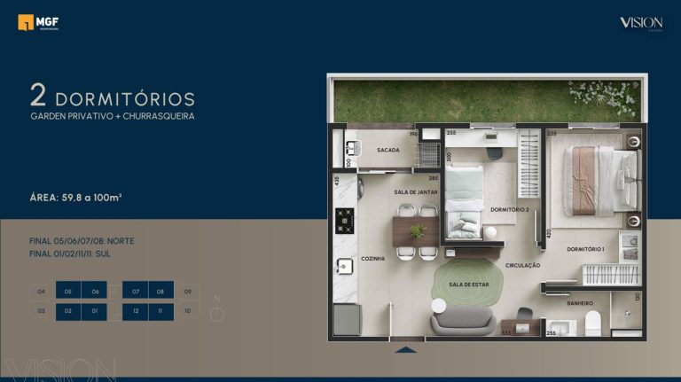 APARTAMENTO NA PLANTA EM NOVO HAMBURGO – RESIDENCIAL VISION