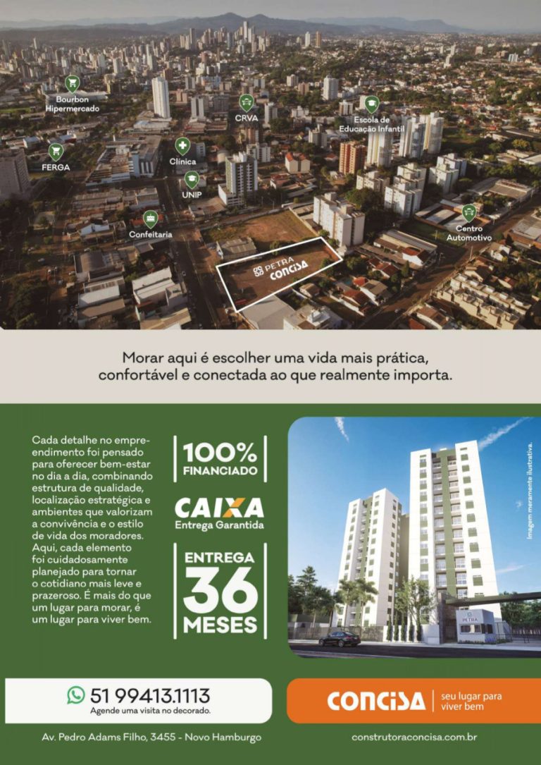 APARTAMENTO NA PLANTA EM NOVO HAMBURGO – CENTRO