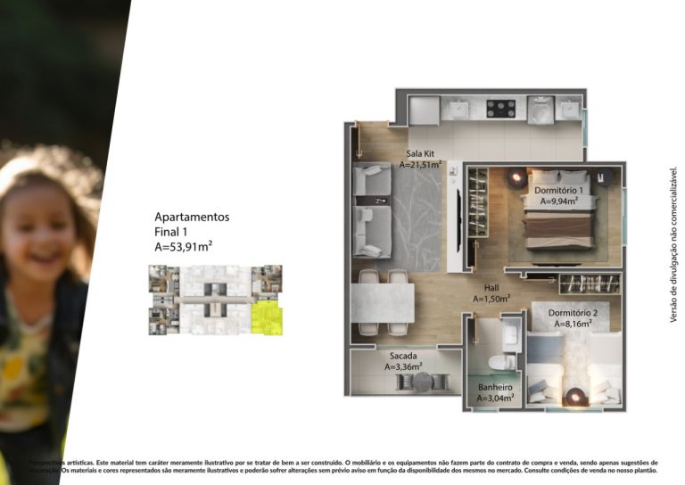 Residencial Vivaldi – Apartamento na Planta em Tijucas – SC