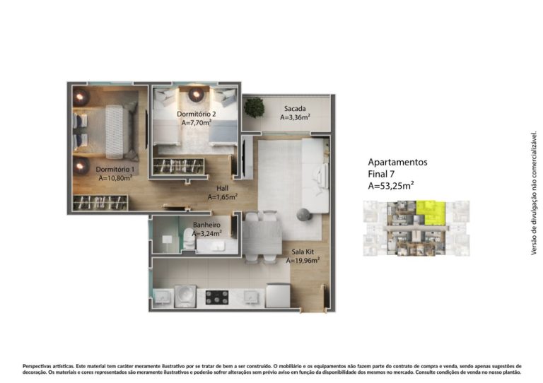 Residencial Vivaldi – Apartamento na Planta em Tijucas – SC