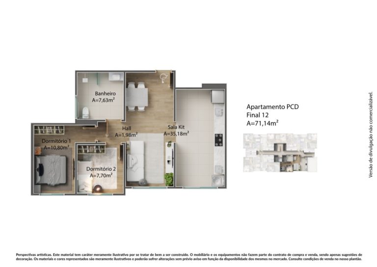 Residencial Vivaldi – Apartamento na Planta em Tijucas – SC
