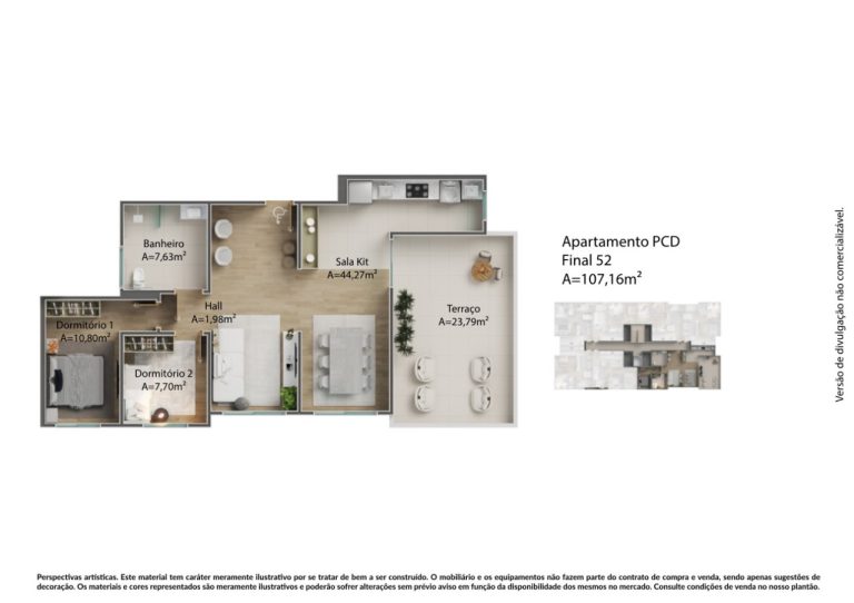 Residencial Vivaldi – Apartamento na Planta em Tijucas – SC