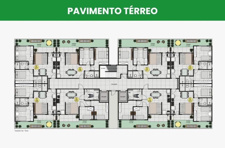 Residencial Villa Di Napoli – Apartamento na Planta em Tijucas – SC